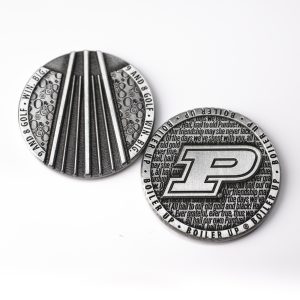 Purdue Alignment Ball Marker - Motion P Silver