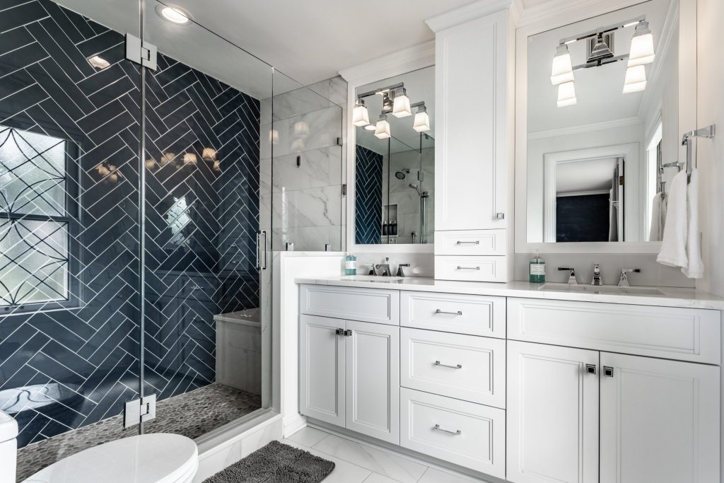 Bathroom remodel by Central Construction Group in Indianapolis.