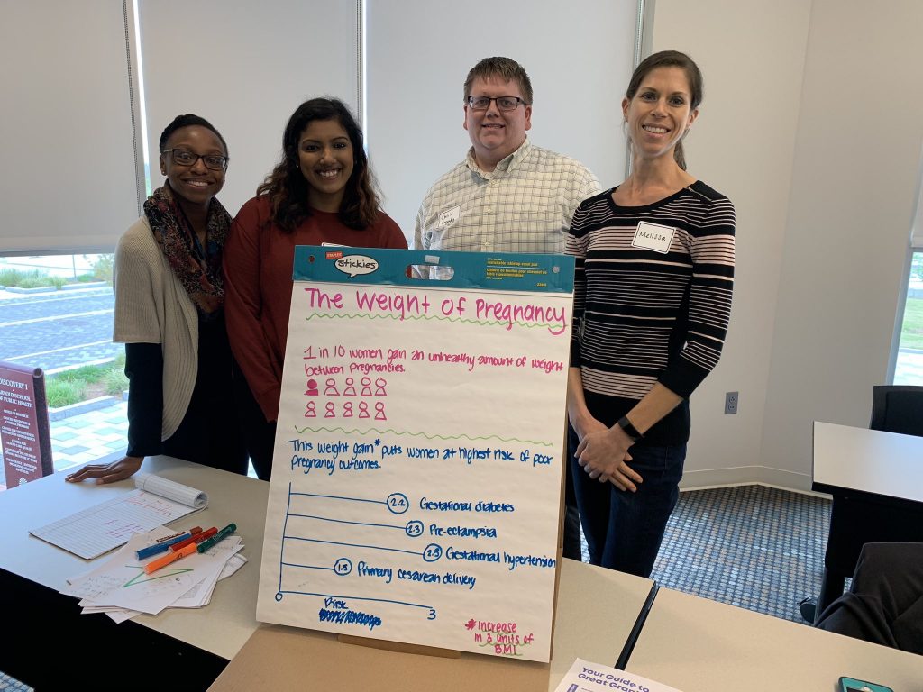 The faculty and students had less than an hour. Here are some of their drafts. Tremendous progress for such a short amount of time! (Photo credit for all photos: @GradLifeatUSC on Twitter.) 