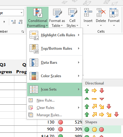 This photo shows the drop down menu you will need to use when choosing your formatting options.