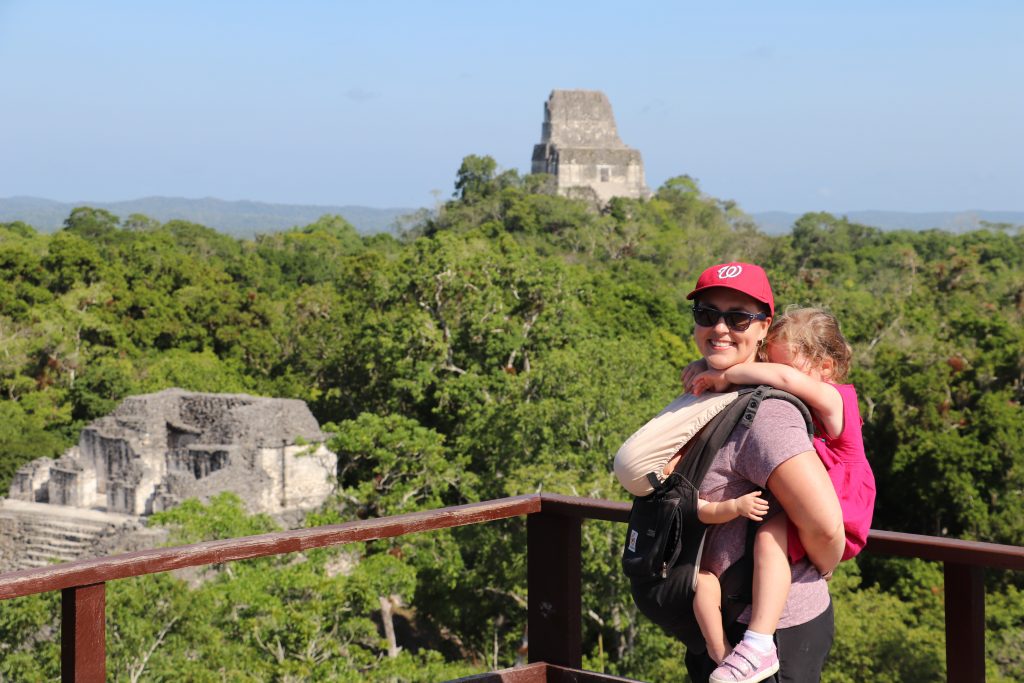 We carried the world’s heaviest children through Tikal because there were just too tired to walk another step.