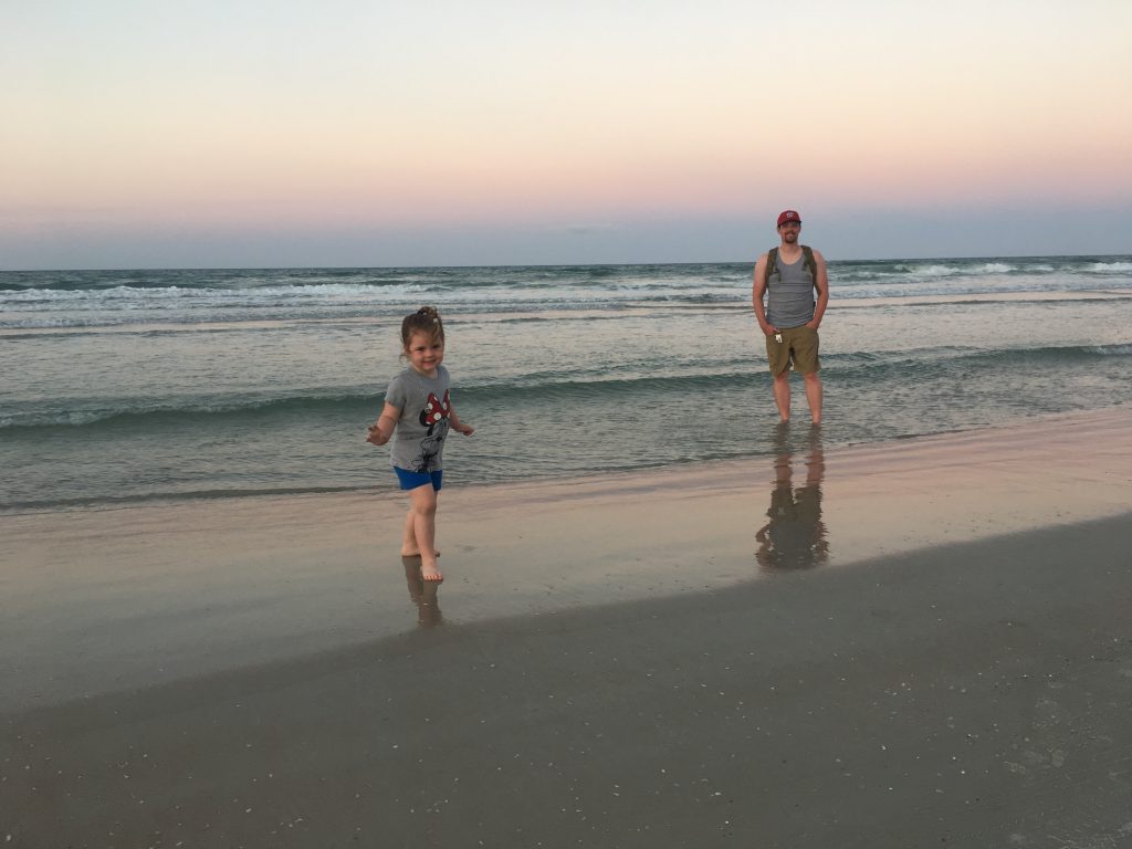 We danced along the beach every night.