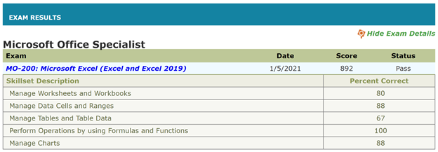 How to Pass the Excel Certification Exam Depict Data Studio