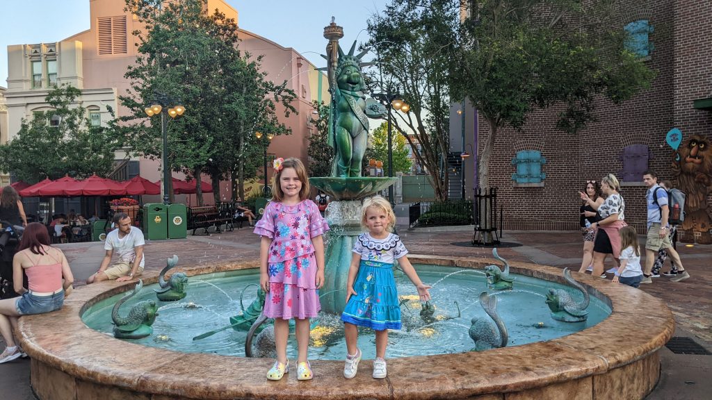 Ann K. Emery's daughters at Disney.