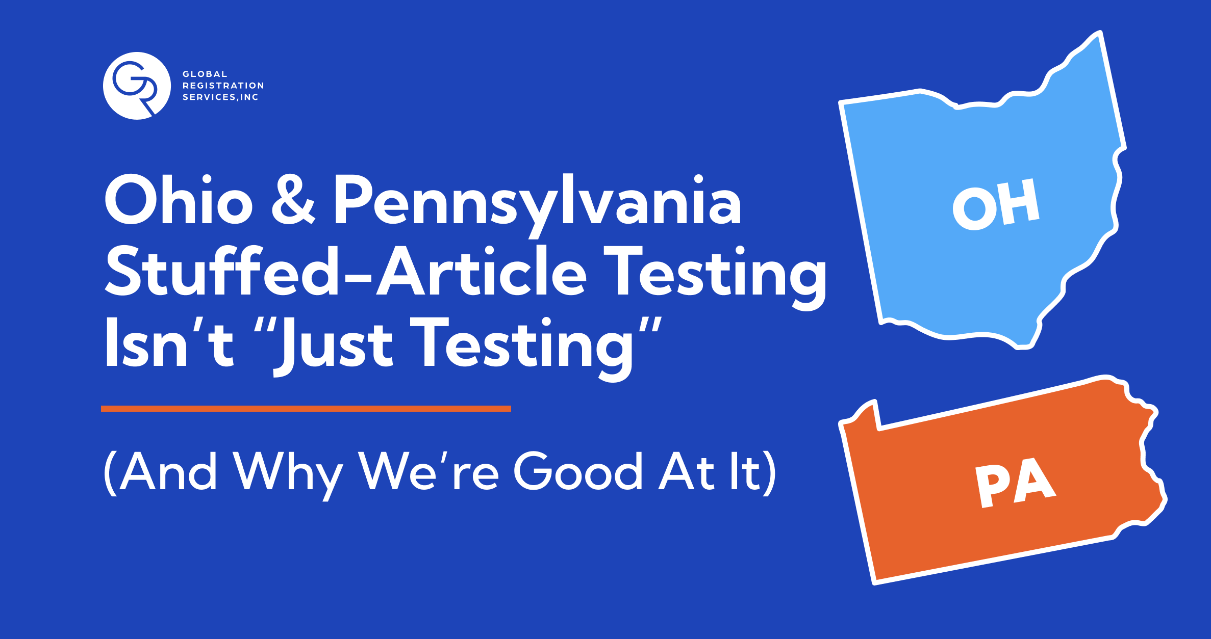 Ohio & Pennsylvania Stuffed-Article Testing