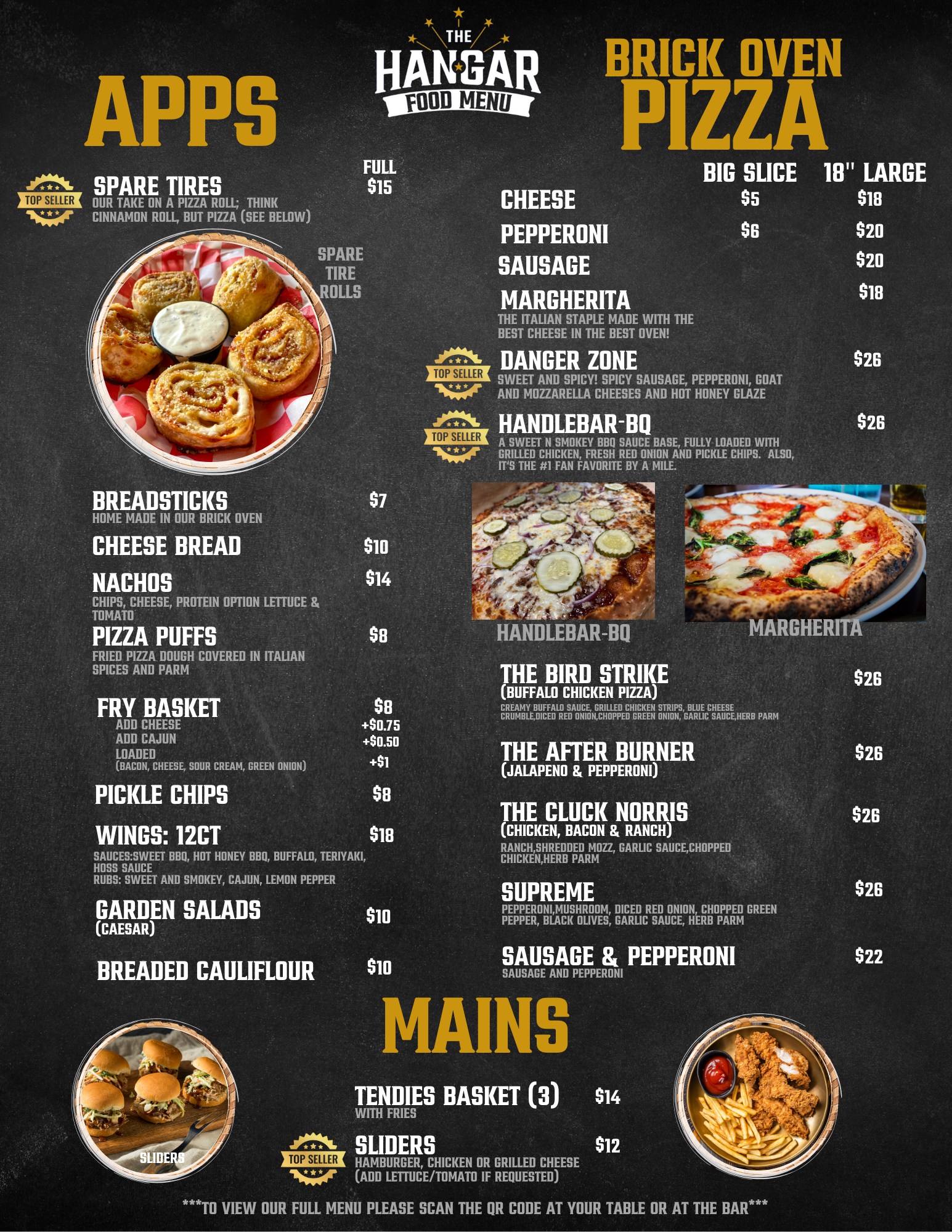 Menu Hangar November Food