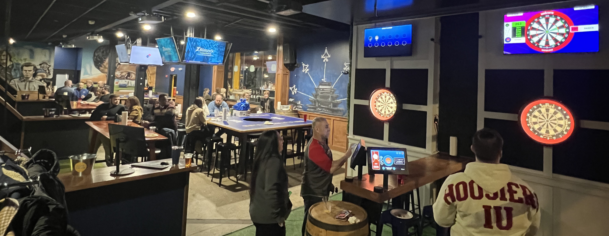 Steel Tipped Video DARTS at The Hangar