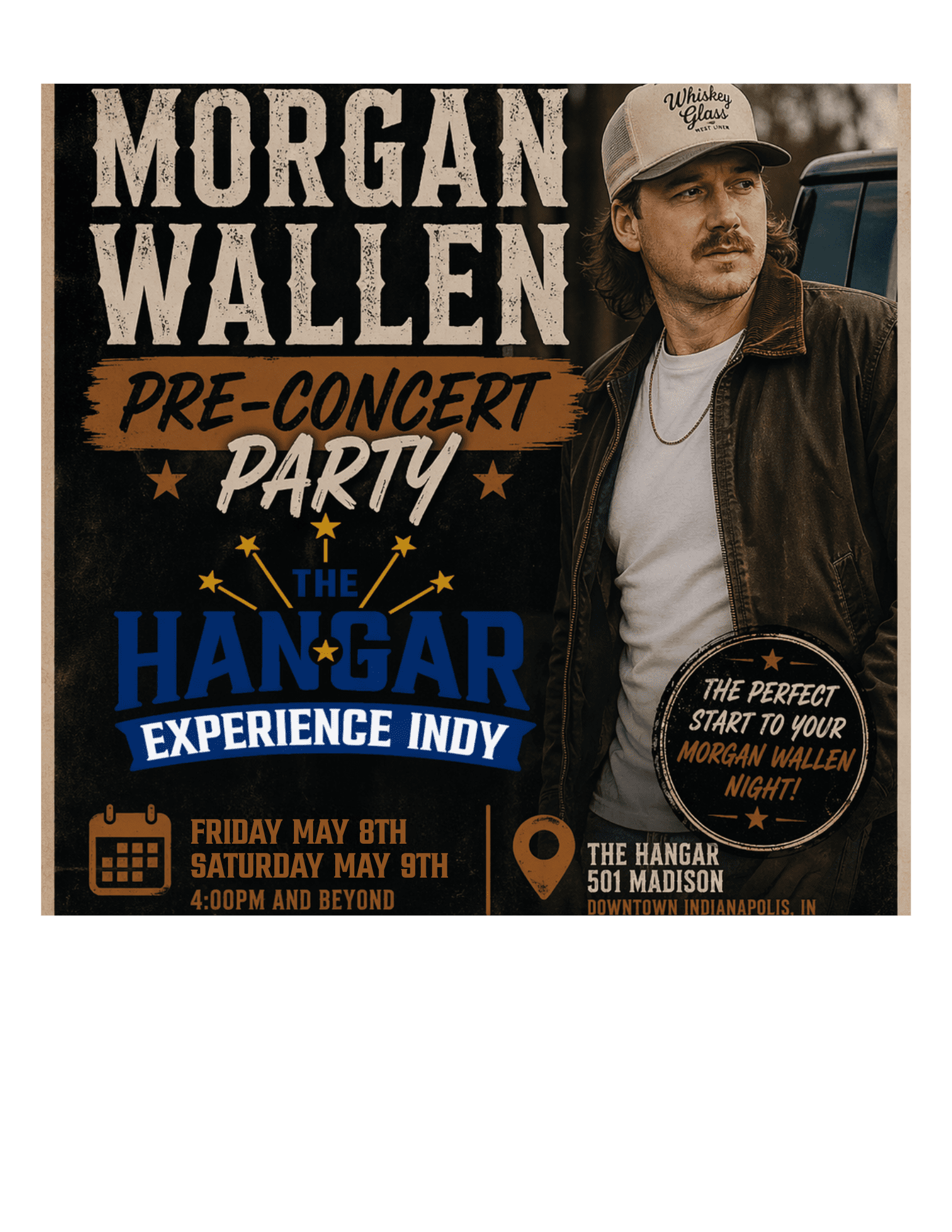 Morgan Wallen Pre-Party At The Hangar Indianapolis
