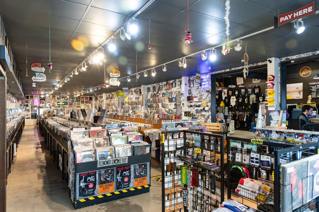 inside look of Indy CD & Vinyl