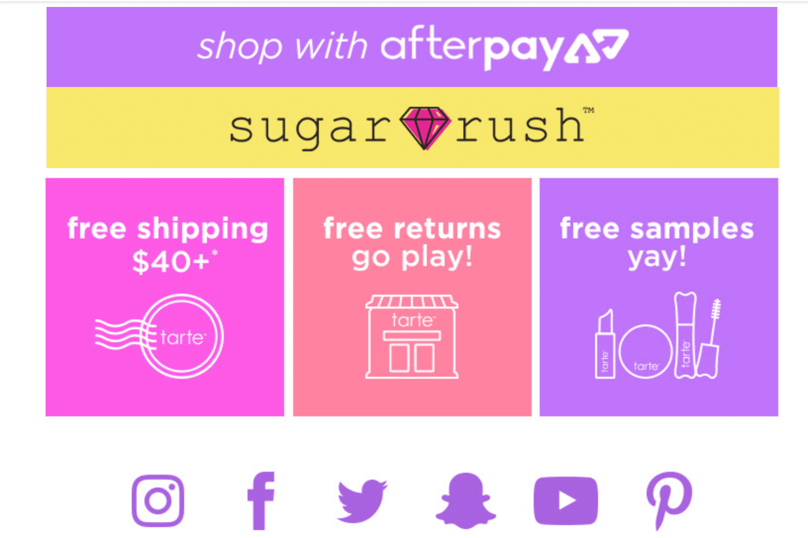 Super excited to be offering Afterpay as an option for my beauty