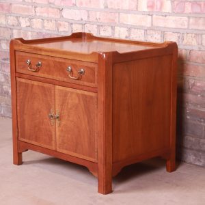 Baker Furniture Georgian Banded Mahogany Bedside Chest