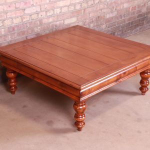Baker Furniture Italian Provincial Maple Coffee Table, Newly Refinished