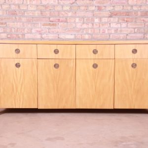 Charles Pfister for Baker Furniture Primavera Art Deco Sideboard Credenza or Bar Cabinet