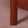 Edmond Spence Swedish Modern Walnut Dresser or Credenza With Travertine Inlay, Newly Refinished - Image 9