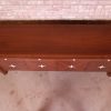 Edmond Spence Swedish Modern Walnut Dresser or Credenza With Travertine Inlay, Newly Refinished - Image 6