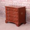 Ethan Allen Knob Creek Chippendale Mahogany Four-Drawer Commode or Nightstand