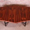 Harvey Probber Brazilian Rosewood Boat-Shaped Extension Dining Table, Newly Restored - Image 9