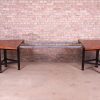 Harvey Probber Brazilian Rosewood Boat-Shaped Extension Dining Table, Newly Restored - Image 7