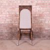 Mastercraft Mid-Century Hollywood Regency Burl Wood Dining Chairs, Set of Six - Image 10