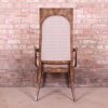 Mastercraft Mid-Century Hollywood Regency Burl Wood Dining Chairs, Set of Six - Image 12