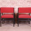 Michael Taylor for Baker Furniture Ebonized Walnut Armchairs, Pair - Image 9