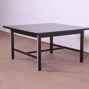 Paul McCobb for Calvin Furniture Black Lacquered Coffee Table, Newly Refinished