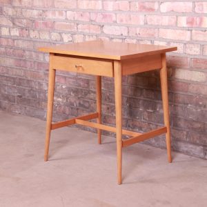 Paul McCobb Planner Group Solid Maple Nightstand, Newly Refinished