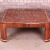 Ron Seff Starburst Marquetry Cocktail Table, Newly Restored - Image 2