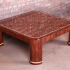 Ron Seff Starburst Marquetry Cocktail Table, Newly Restored - Image 6