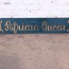 Vintage "African Queen" Boat Name Sign, Circa 1950s - Image 4