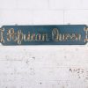Vintage "African Queen" Boat Name Sign, Circa 1950s