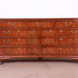 Drexel Heritage Georgian Carved Mahogany Dresser