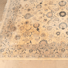 Vintage Hand-Knotted Persian Nain Wool Room Size Area Rug in Cream, Pink, and Blue - Image 8