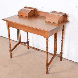 Antique Stickley Brothers American Colonial Maple Writing Desk, Newly Refinished
