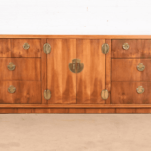 Lane Furniture Hollywood Regency Campaign Yew Wood Long Dresser
