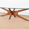Adrian Pearsall for Craft Associates Sculpted Walnut "Jacks" Cocktail Table, 1960s