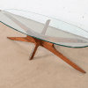 Adrian Pearsall for Craft Associates Sculpted Walnut "Jacks" Cocktail Table, 1960s - Image 2