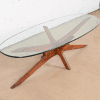 Adrian Pearsall for Craft Associates Sculpted Walnut "Jacks" Cocktail Table, 1960s - Image 6