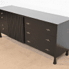 John Widdicomb Mid-Century Modern Black Lacquered Dresser or Credenza, Newly Refinished - Image 3