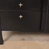 John Widdicomb Mid-Century Modern Black Lacquered Dresser or Credenza, Newly Refinished - Image 9