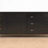 John Widdicomb Mid-Century Modern Black Lacquered Dresser or Credenza, Newly Refinished