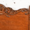 Antique Victorian Carved Oak Full Size Bed, Circa 1890s - Image 11