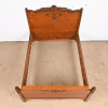 Antique Victorian Carved Oak Full Size Bed, Circa 1890s - Image 7