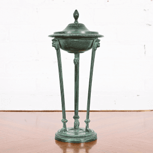 Oscar Bach Style Neoclassical Footed Bronze Censer