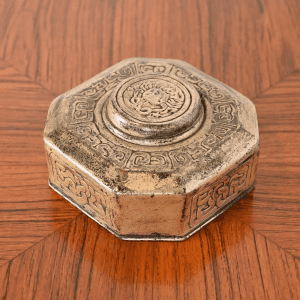 Tiffany Studios New York "Zodiac" Bronze Inkwell
