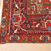 Vintage Hand-Knotted Persian Heriz Room Size Rug - Image 5