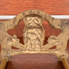 Antique Art Nouveau Bronze Owl Expandable Book Rack, Circa 1910 - Image 10