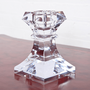 Cristalleries De Sèvres French Crystal Tapered Candlestick Holder