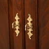 Henkel Harris Georgian Solid Mahogany Dresser or Credenza, Newly Refinished - Image 9