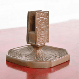 Tiffany Studios New York Zodiac Bronze Match Box Holder